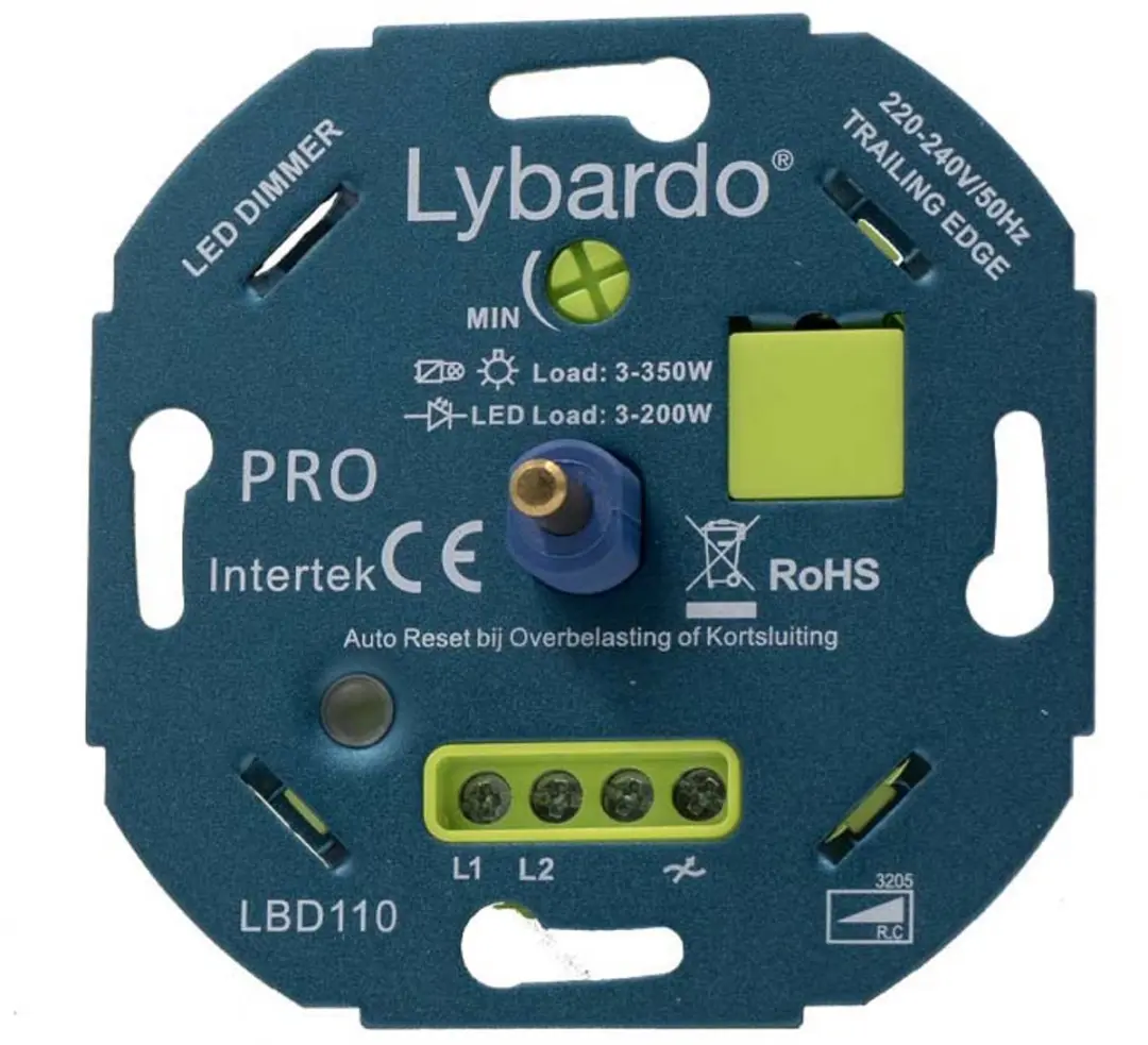 Lybardo Pro LED Dimmer Inbouw 3-200W - Blauw