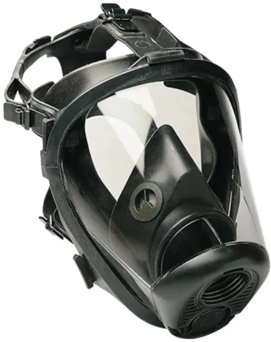 Honeywell Opti-Fit Single Volgelaatsmasker - RD40 Schroefdraad - Zwart