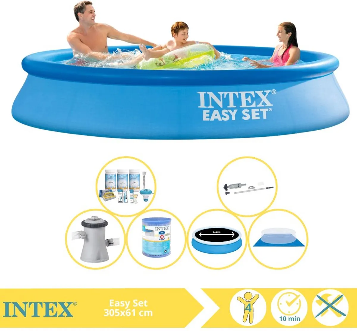 Intex Easy Set Zwembad 305x61cm