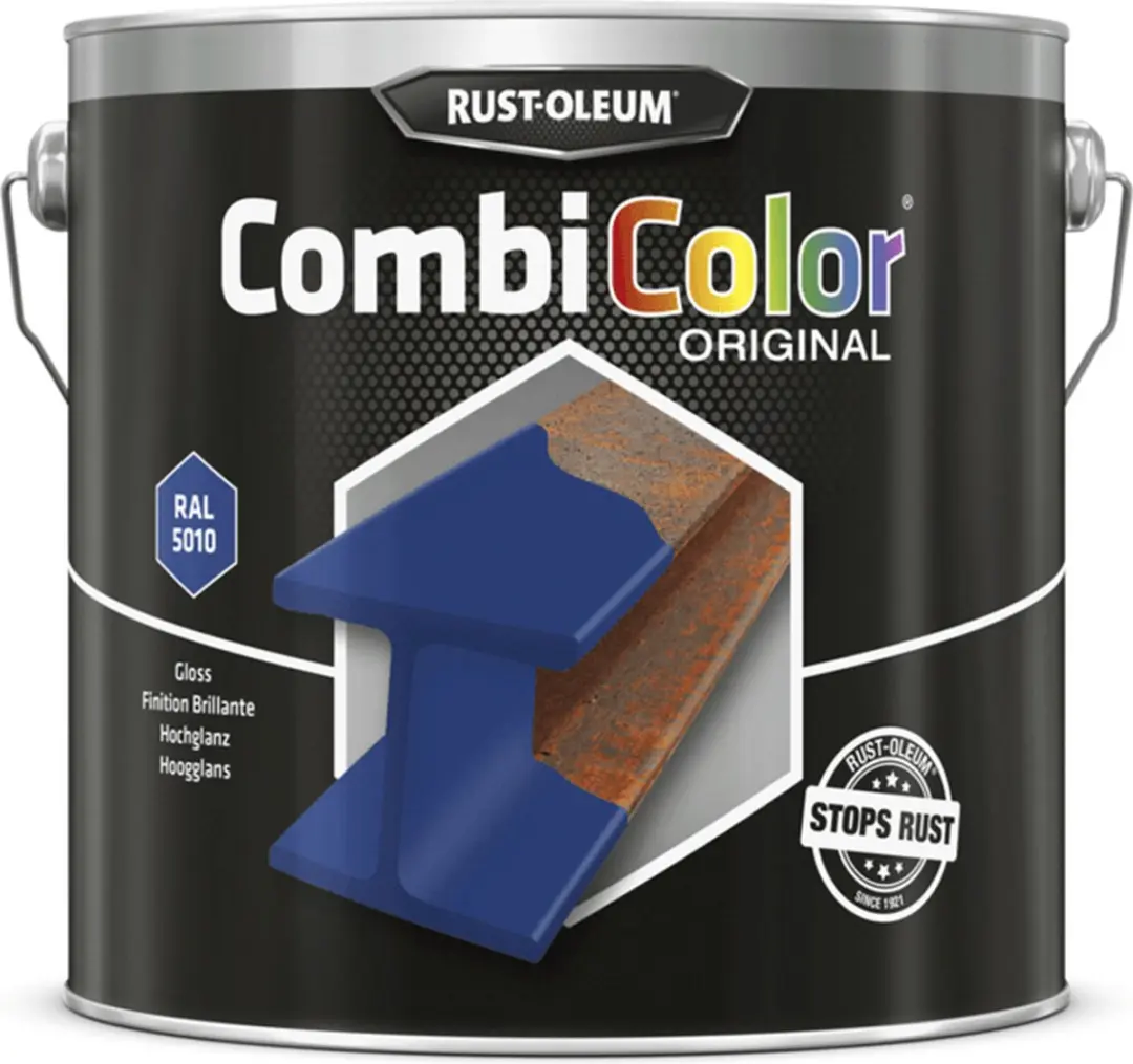 Rust-Oleum CombiColor Hoogglans RAL 9016 Verkeerswit 0.75L