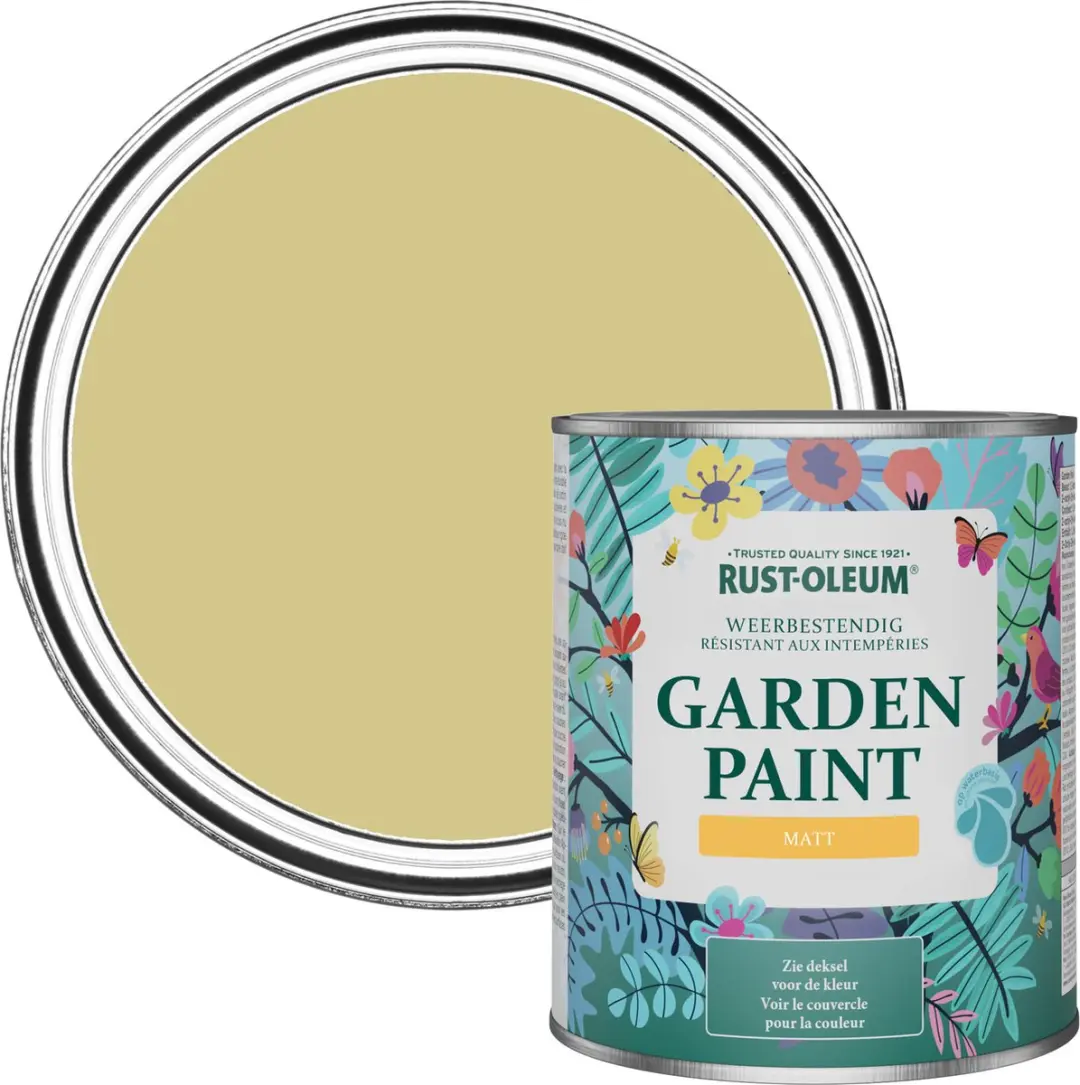 Rust-Oleum Groen Tuinverf Matt Wasabi 750ml