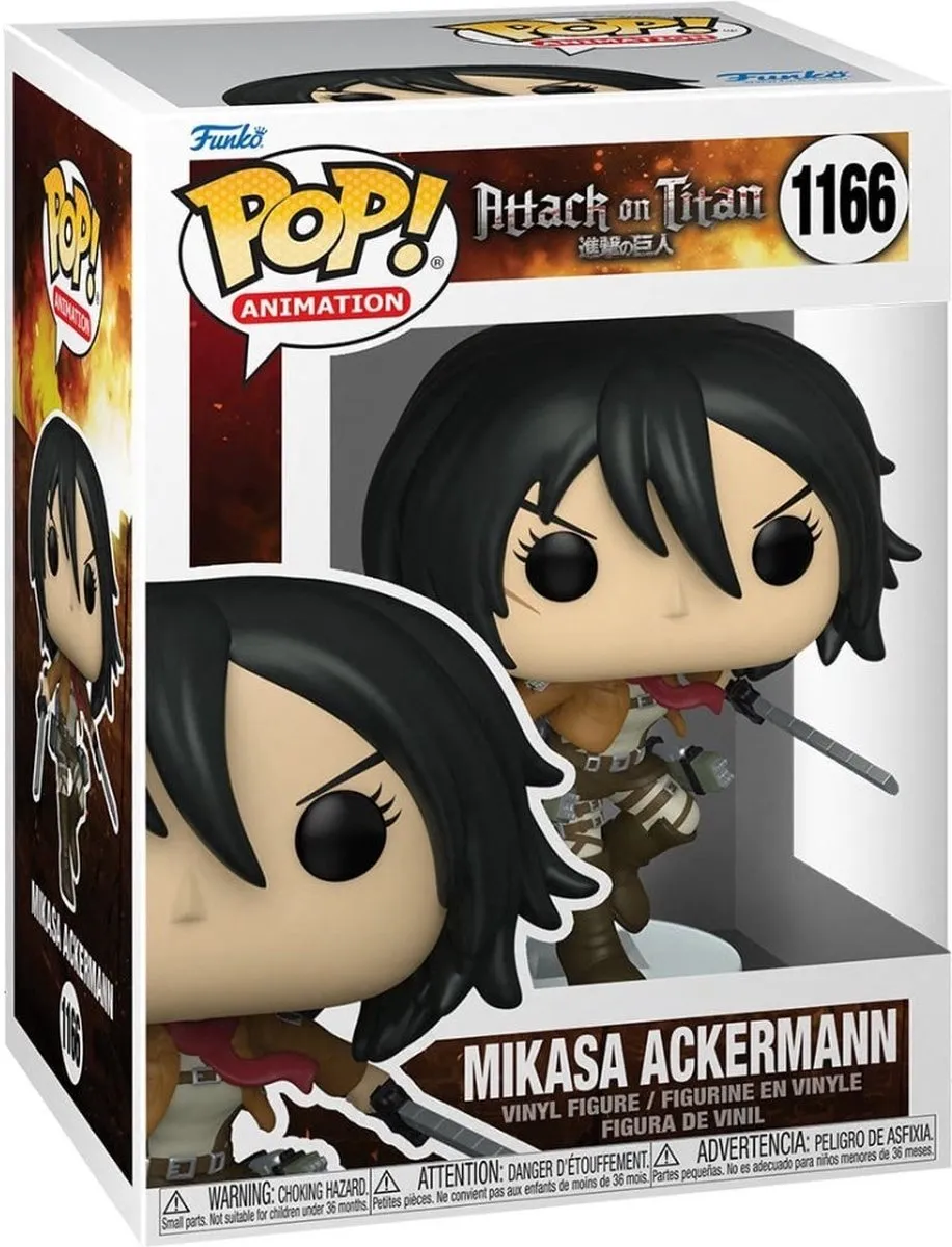 Funko POP! Animation Mikasa Ackerman - 9cm - Multicolours - afbeelding 3 van 4