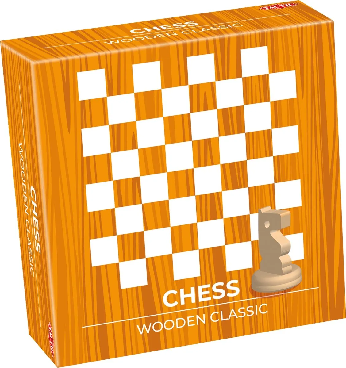 Tactic Classic Games 14024 Houten Schaakspel - 32 Stukken