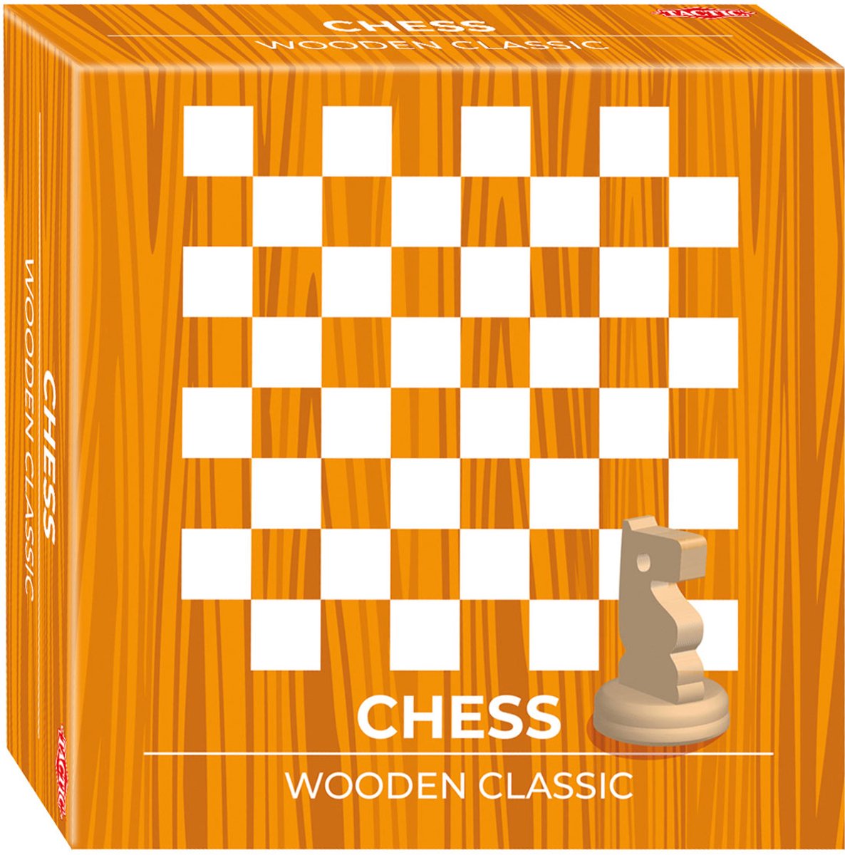Tactic Schaken – Bordspel – Classic Games – Houten Schaakspel – 32 Stukken – Vanaf 7 jaar