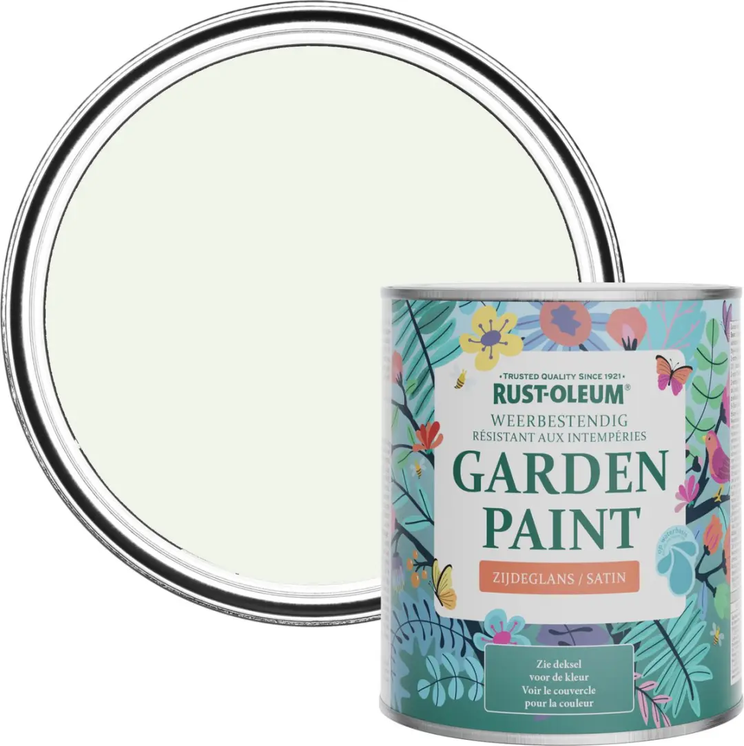 Rust-Oleum Gebroken Wit Tuinverf Zijdeglans 750ml