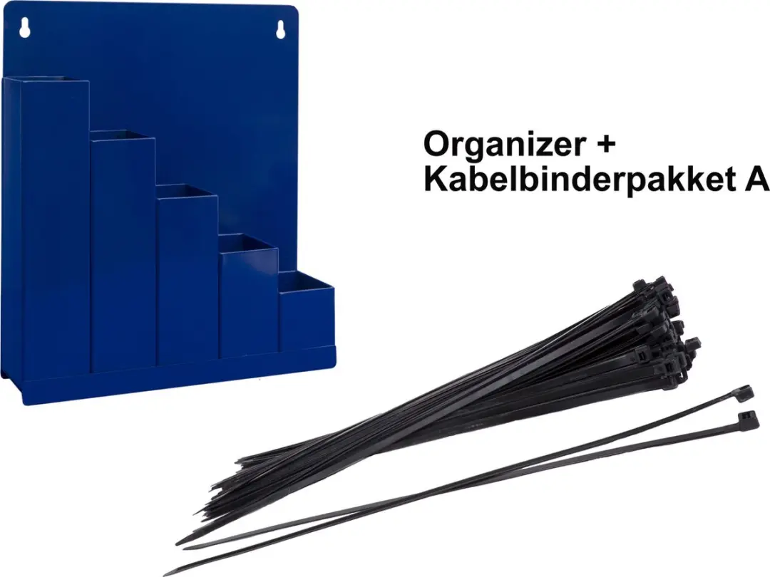 Kortpack Opbergrek Blauw - 5 Legplanken + 4000 Tyraps - afbeelding 5 van 5