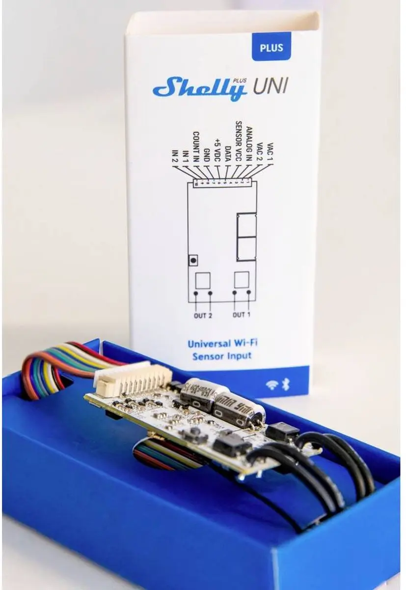 Shelly Plus Uni SNSN-0043X Universele Module - WiFi/Bluetooth - afbeelding 6 van 6