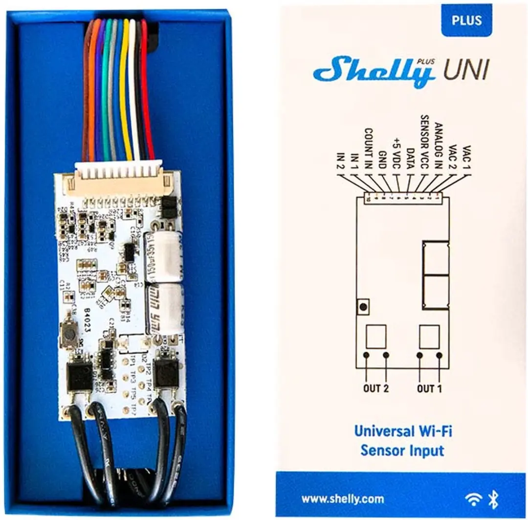 Shelly Plus Uni SNSN-0043X Universele Module