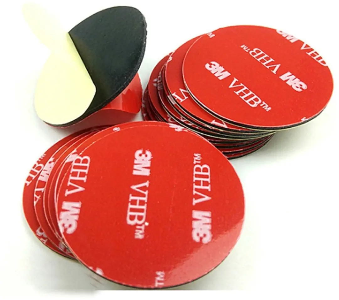 3M VHB 5952 Dubbelzijdig Schuimtape Ø50mm - 20 Stuks - Zwart