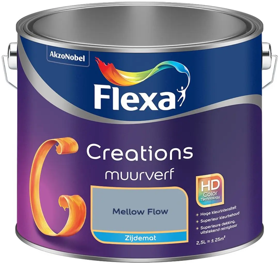 Flexa Creations Muurverf Zijdemat Mellow Flow 2,5L