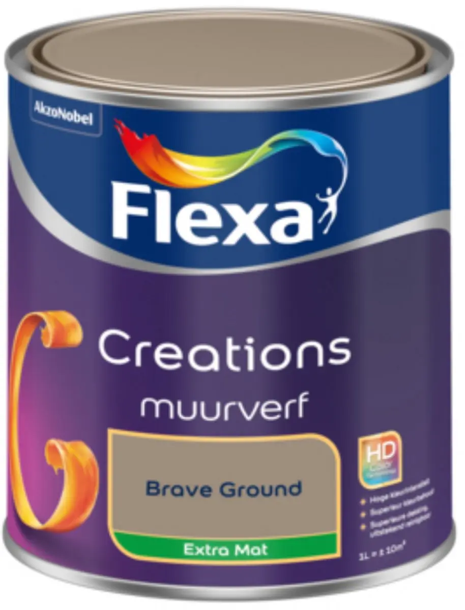 Flexa Creations Muurverf Extra Mat Brave Ground 1L