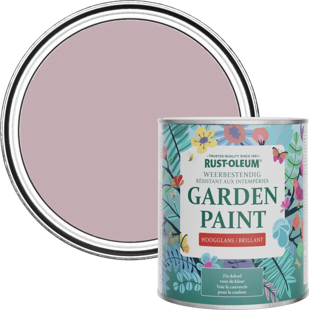 Rust-Oleum Roze Tuinverf Hoogglans Subtiel Licht 750ml