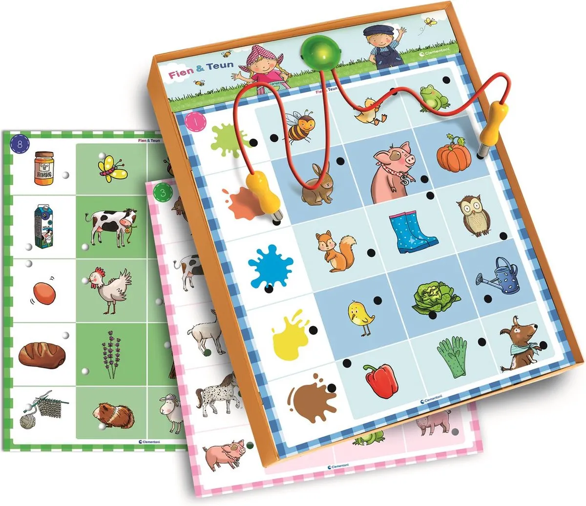 Clementoni Fien en Teun Interactieve Quiz 81168 - Educatief Speelgoed - Blauw - afbeelding 6 van 6