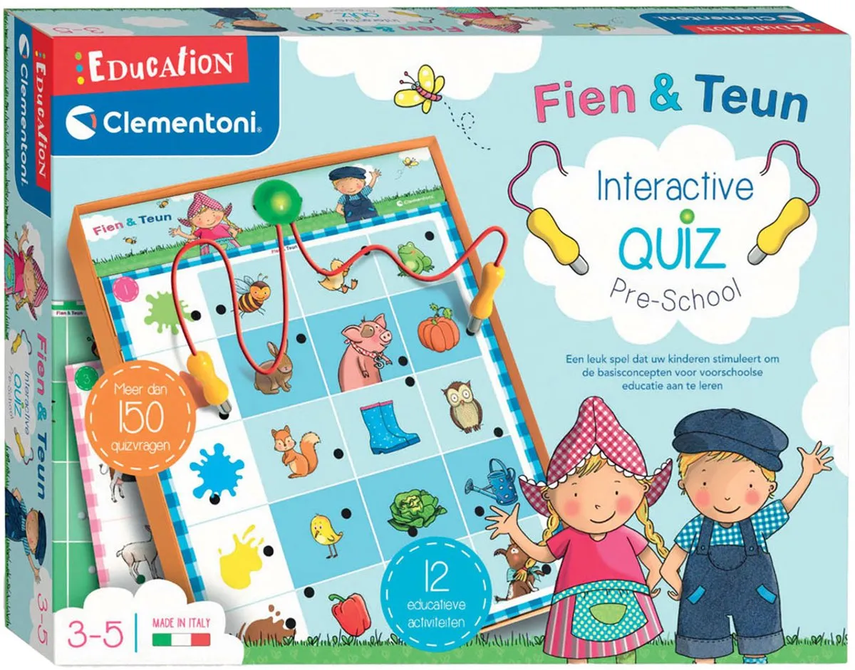 Clementoni Fien en Teun Interactieve Quiz 81168