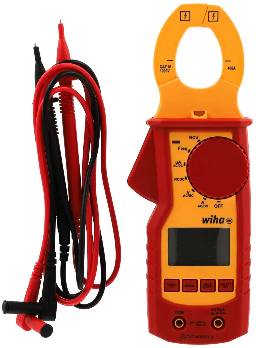 Wiha Stroommeettang SB25551 - 1.000V AC CAT IV - Rood/Geel