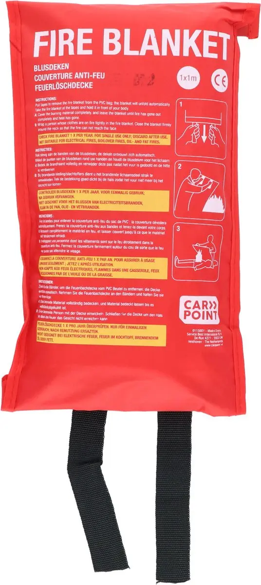 Carpoint Blusdeken 1x1m