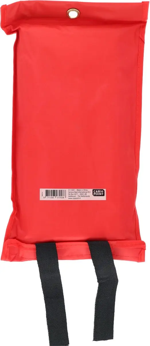 Carpoint Blusdeken 1x1m - Brandklasse A - EN1869 - Rood