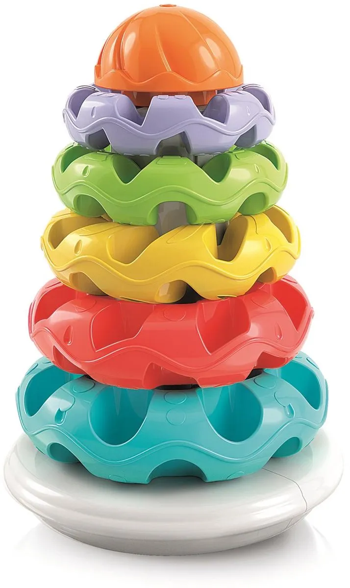 Clementoni Stapeltoren 5 Ringen - 6 Stuks - Multi Kleur
