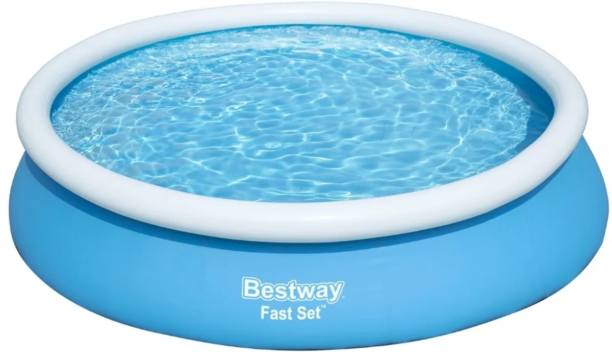 Bestway Fast Set Opblaaszwembad Ø366cm - 5377L - Blauw