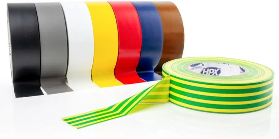 HPX PVC Isolatietape Gemengd 19mm x 10m