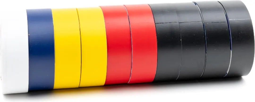 HPX PVC Isolatietape Gemengd 19mm x 10m - 10 Stuks