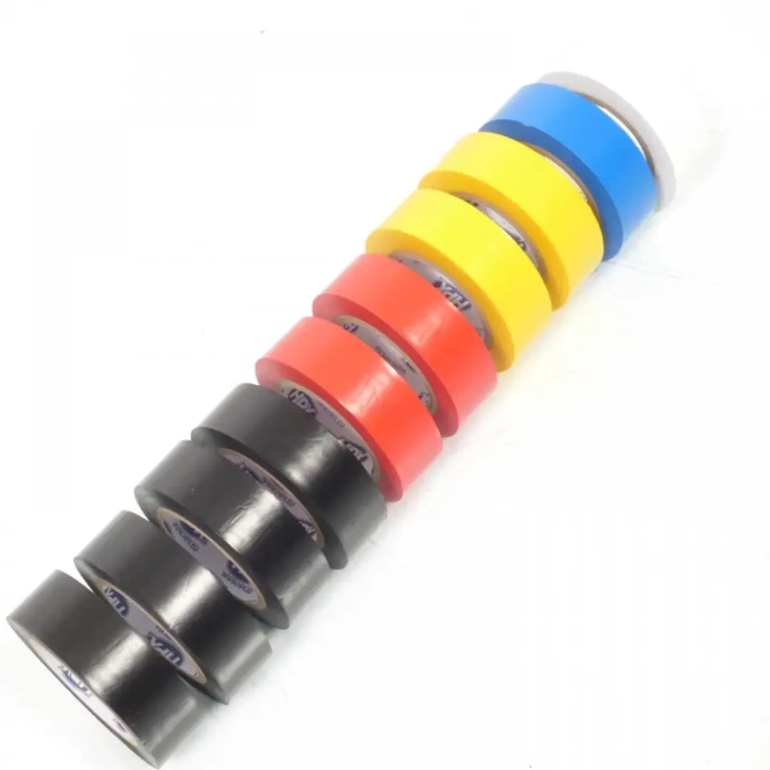 HPX PVC Isolatietape Gemengd 19mm x 10m - 10 Stuks