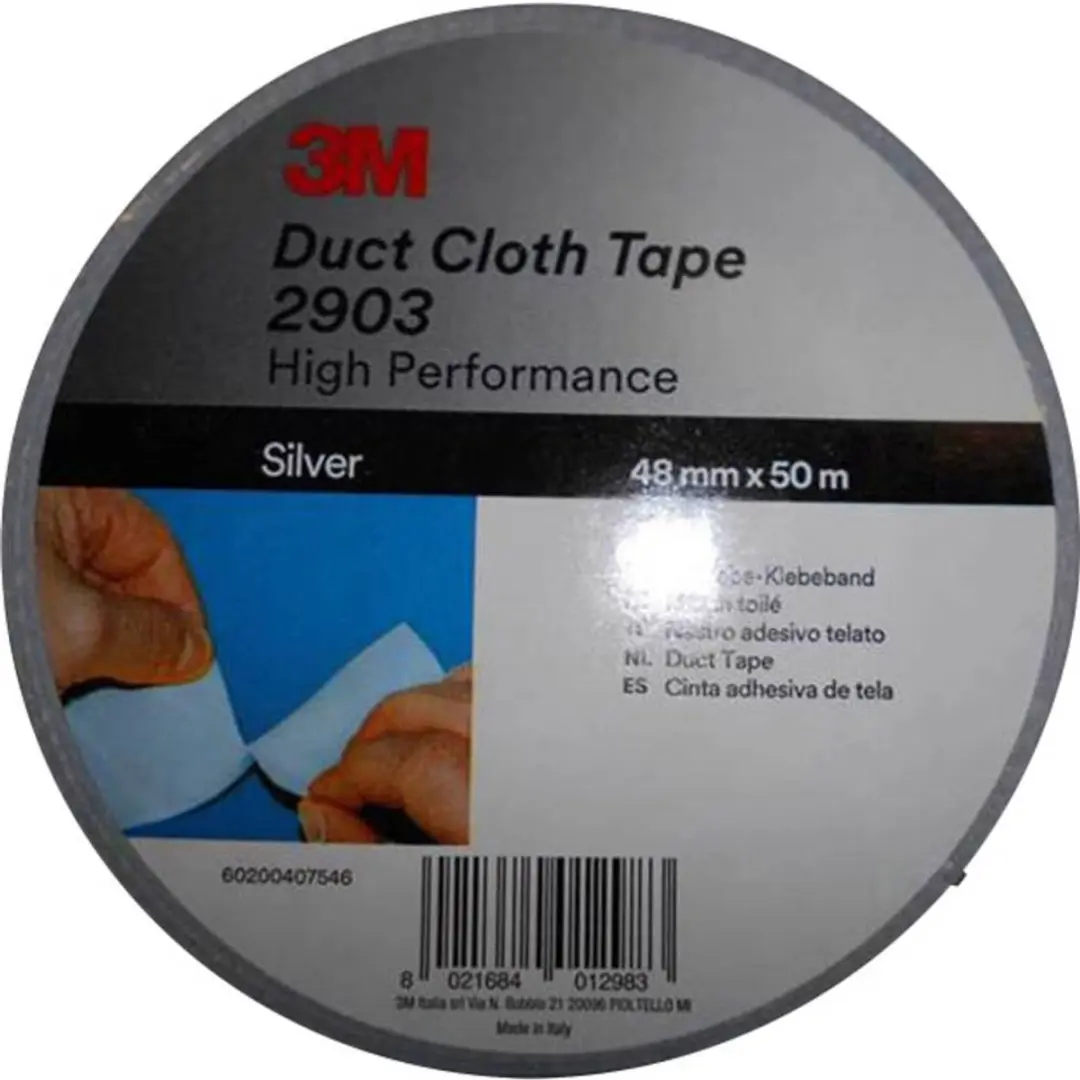 3M 290348S Ducttape - Zilver/Zwart - 48x50mm