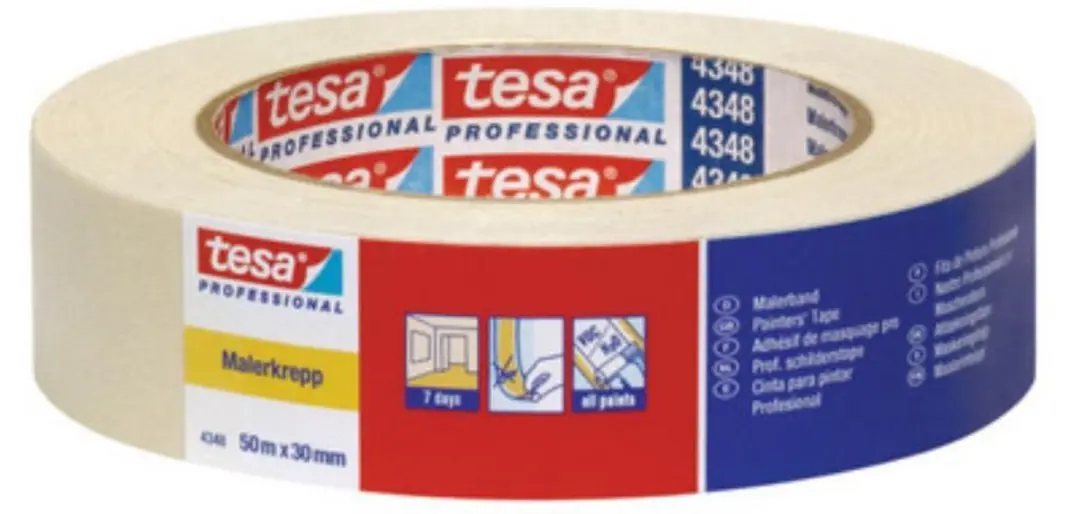 Tesa 4348 Schilderstape 19mm x 50m - Beige