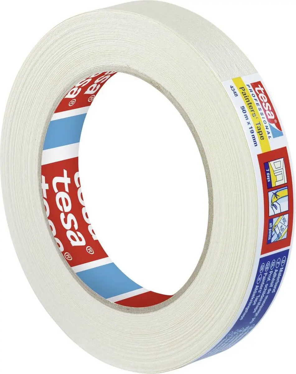 Tesa 4348 Schilderstape 19mm x 50m - Beige