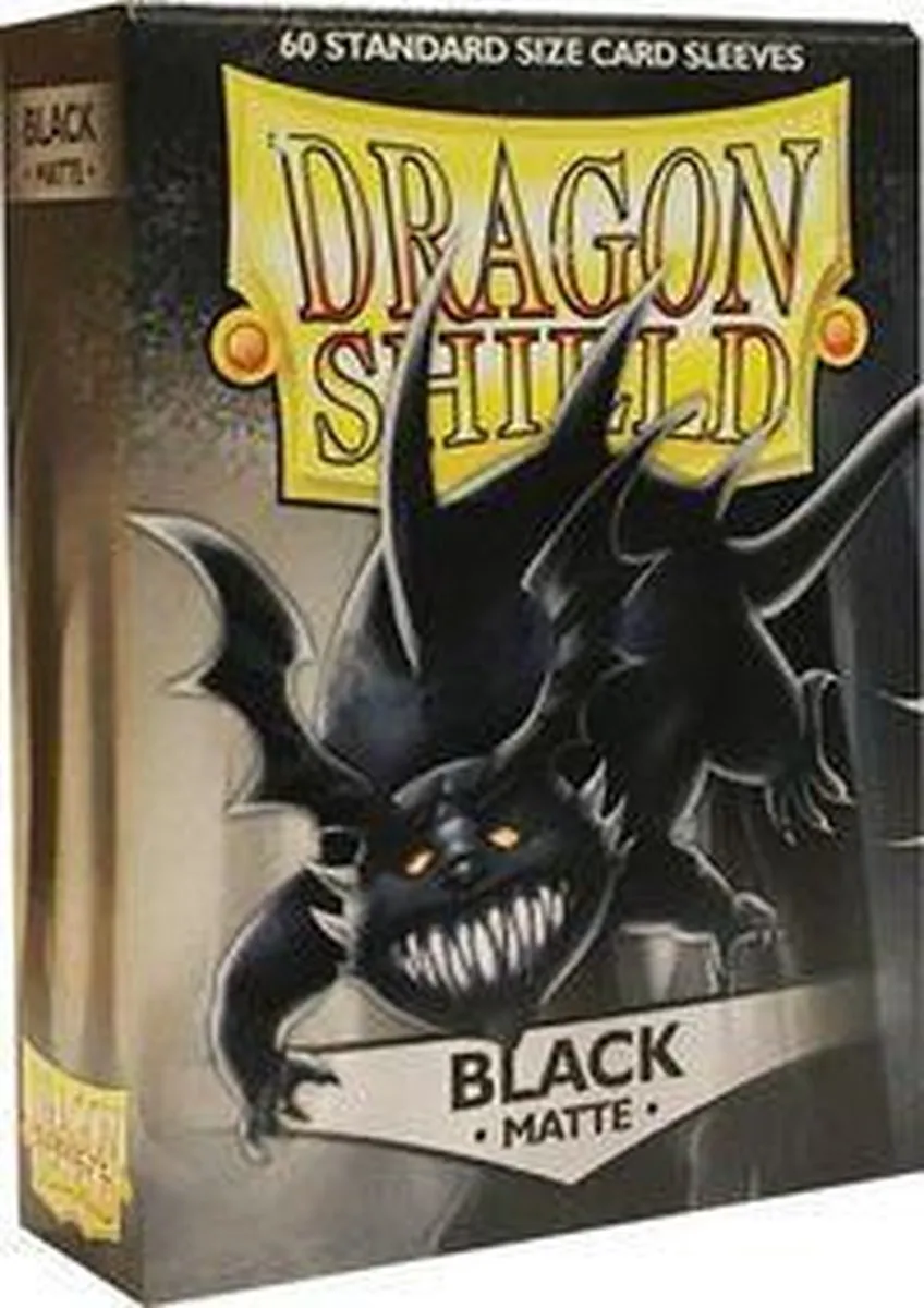 Asmodee Dragon Shield Small Sleeves Japanese Matte Black - 60 Stuks