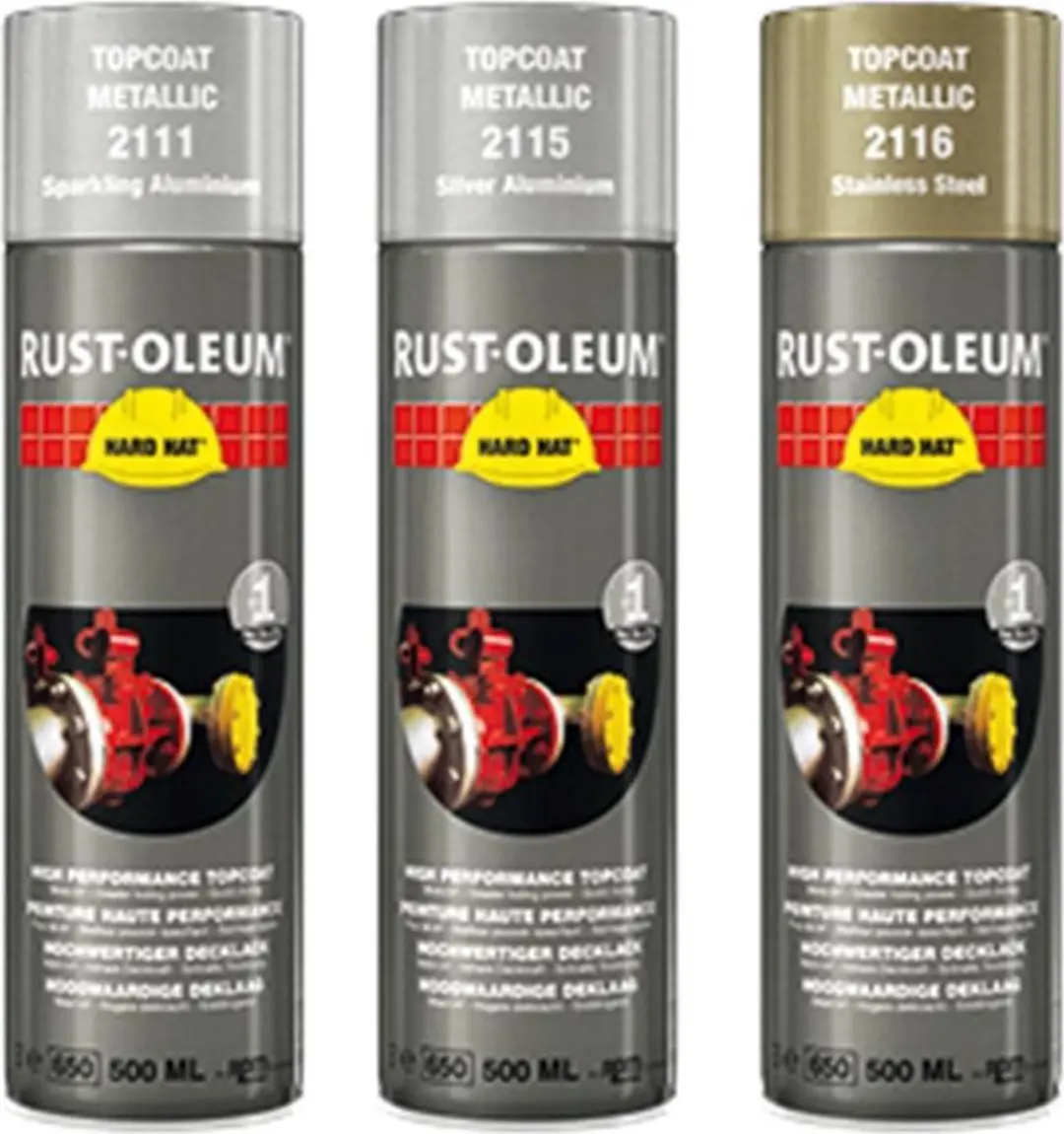 Rust-Oleum Sparkling Aluminium Spuitbus 500ml - Metaal