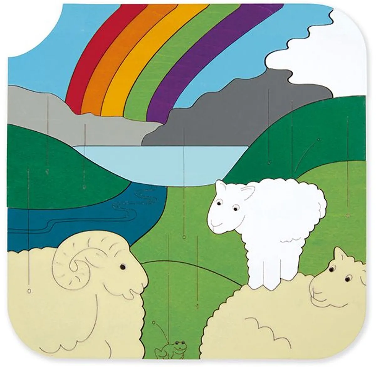 Hape Lagenpuzzel Weer 35 Stuks - Multicolor