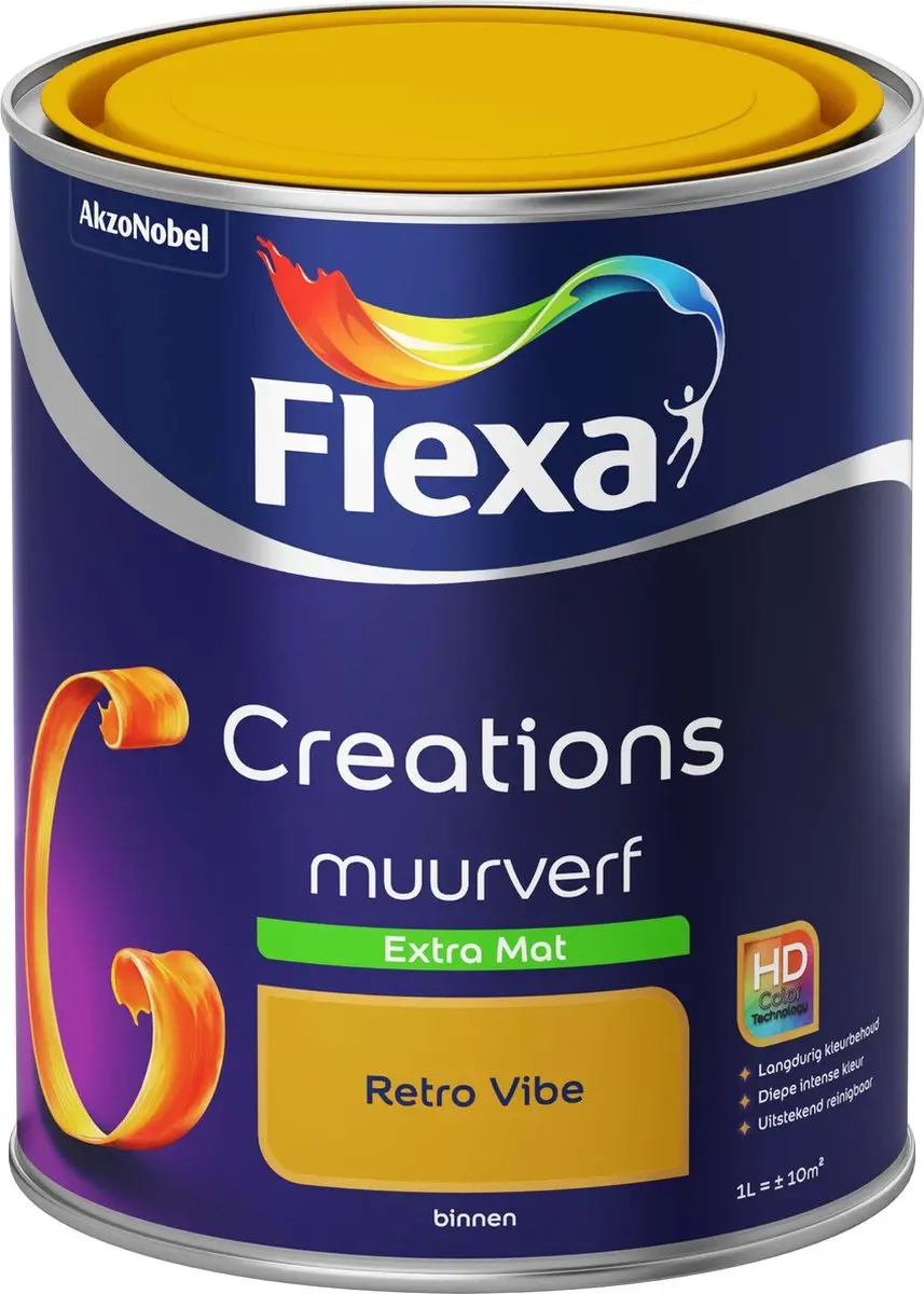 Flexa Creations Muurverf Extra Mat Retro Vibe 1L