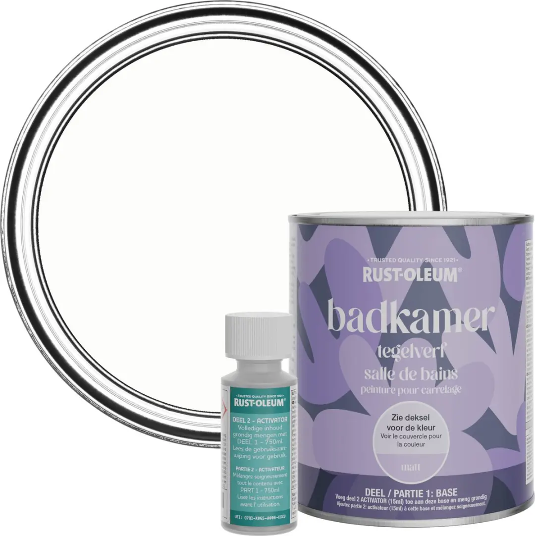 Rust-Oleum Wit Badkamer Tegelverf Matt 750ml