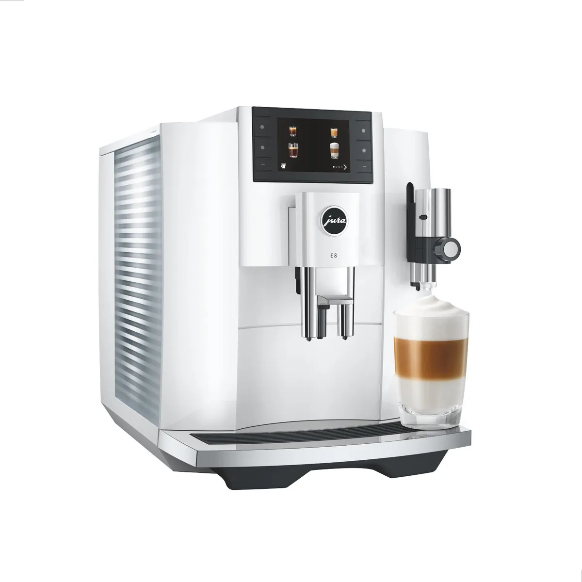 Jura E8 Volautomatische Espressomachine - Piano White