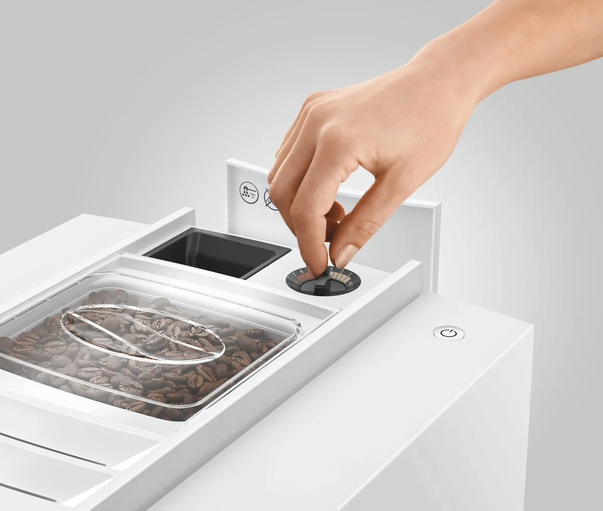 Jura E8 Volautomatische Espressomachine - Piano White