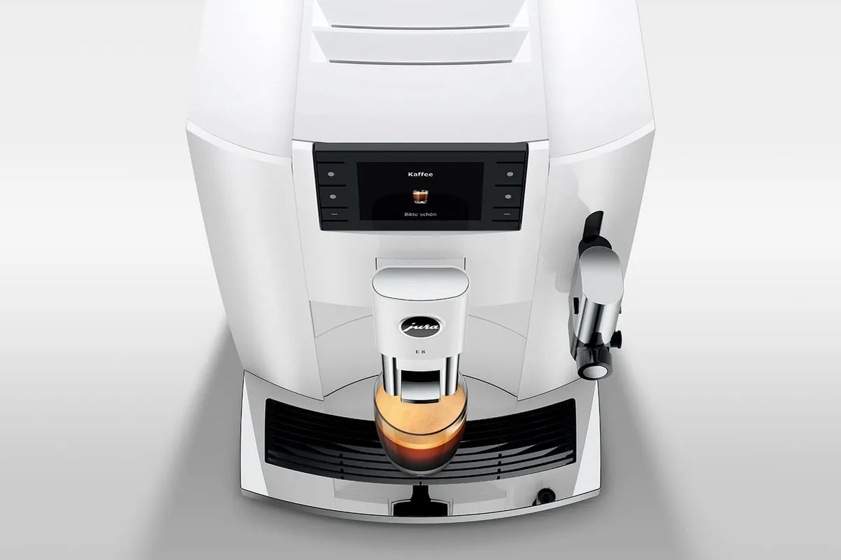 Jura E8 Volautomatische Espressomachine - Piano White - afbeelding 6 van 6