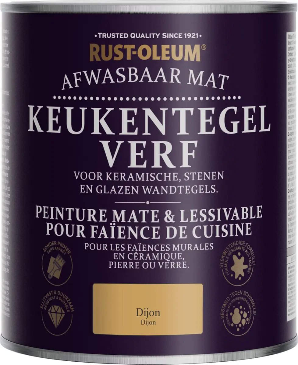 Rust-Oleum Dijon Verf 750ml - Keukentegels