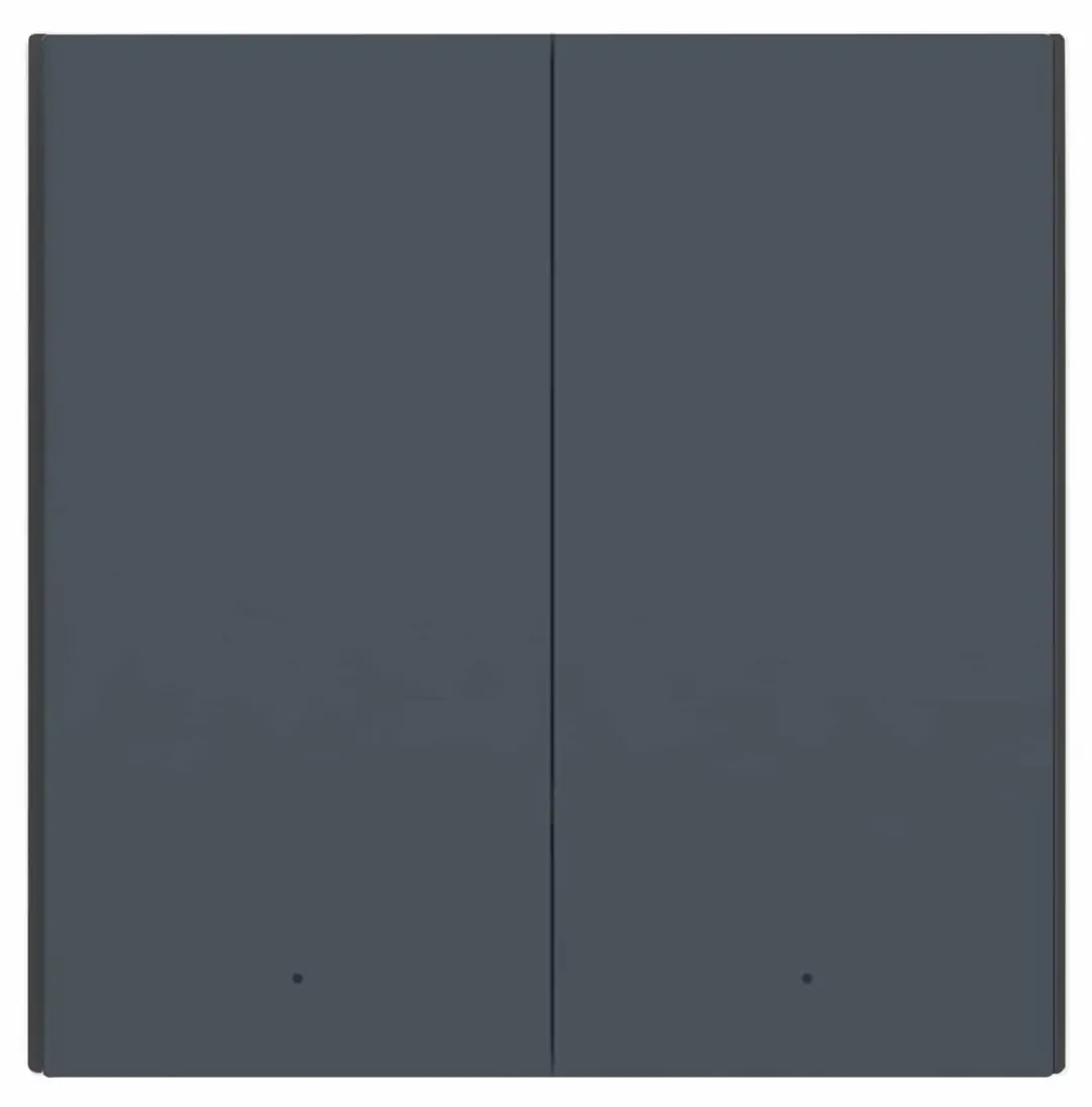 Aqara Smart Wall Switch H1 WS-EUK04-G - Dubbele Wipschakelaar Grijs