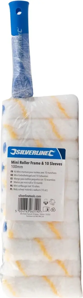 Silverline Mini Verfbeugel 10 Stuks