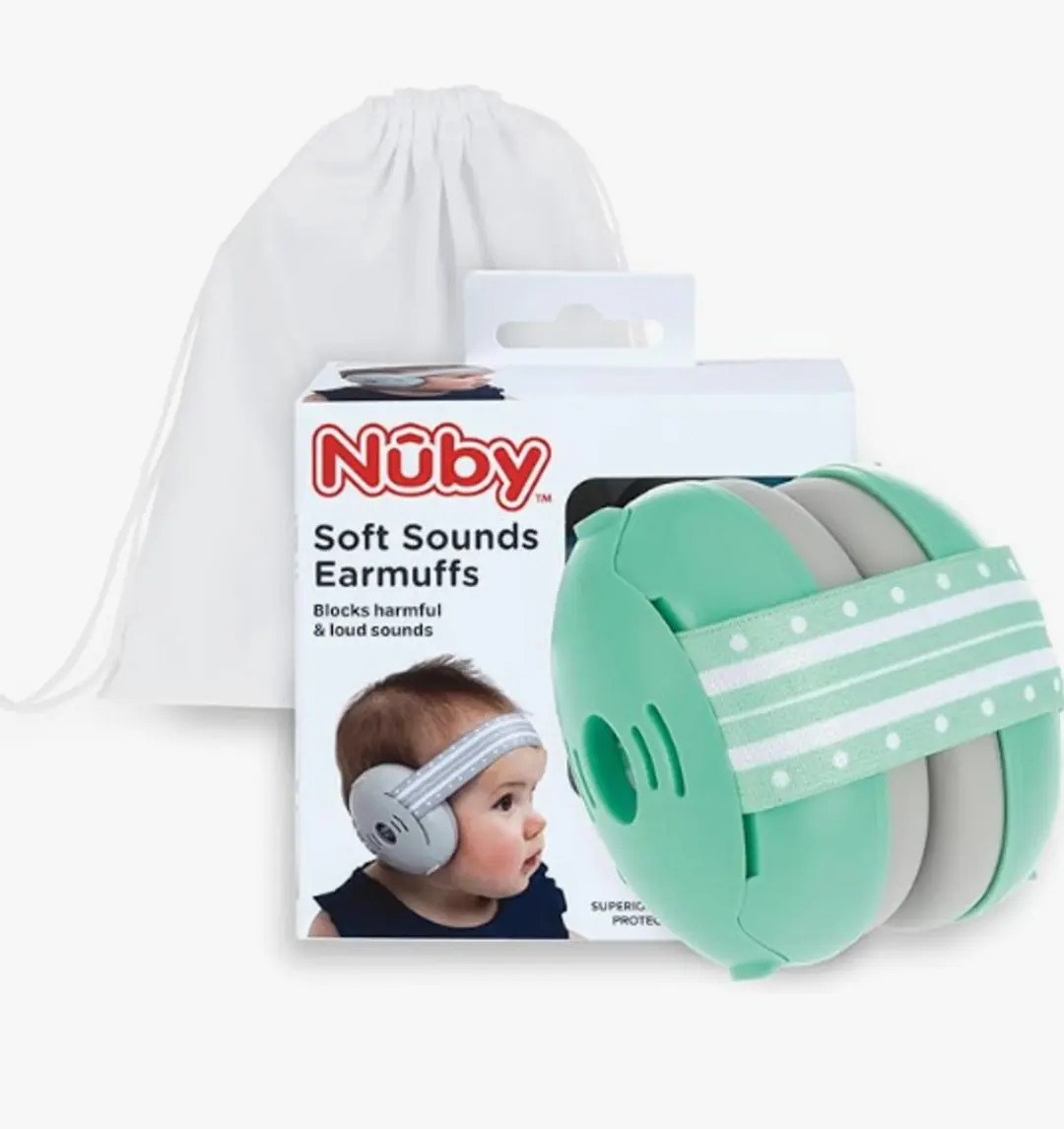 Nûby Soft Sounds Noise-Canceling Oorbeschermers Green