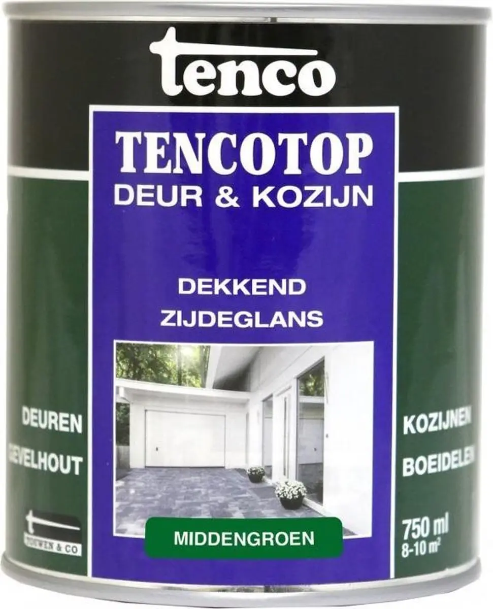 Tenco Tencotop Deur & Kozijnverf Middengroen 750ml