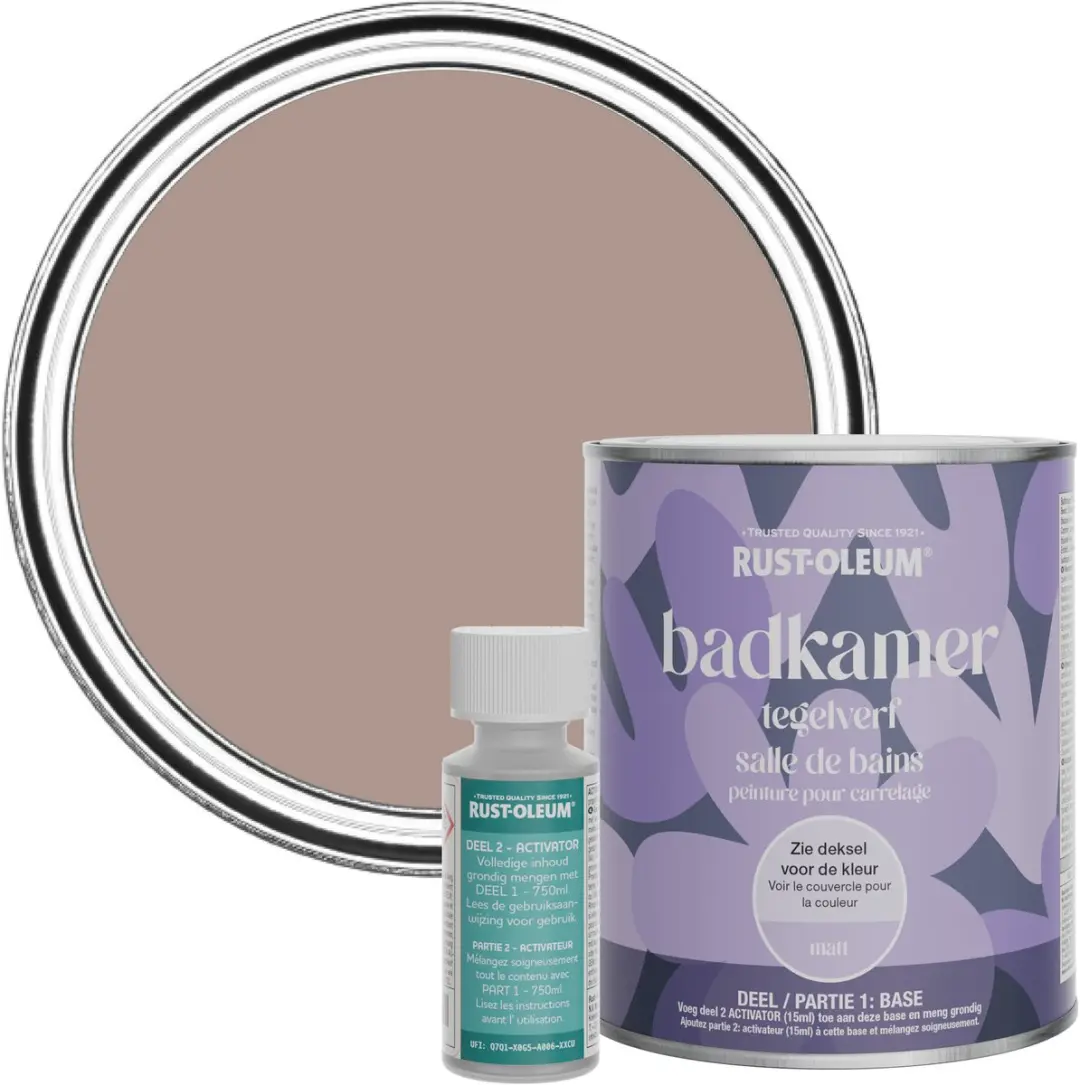 Rust-Oleum Badkamertegelverf Mat Rozelinde 750ml