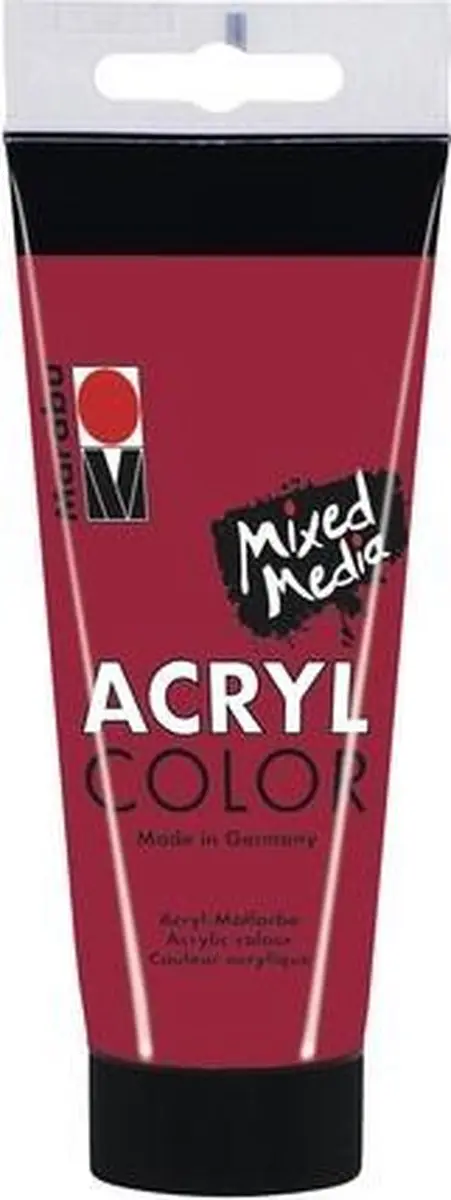 Marabu Acrielverf 100ml - Carmine Red - Rood