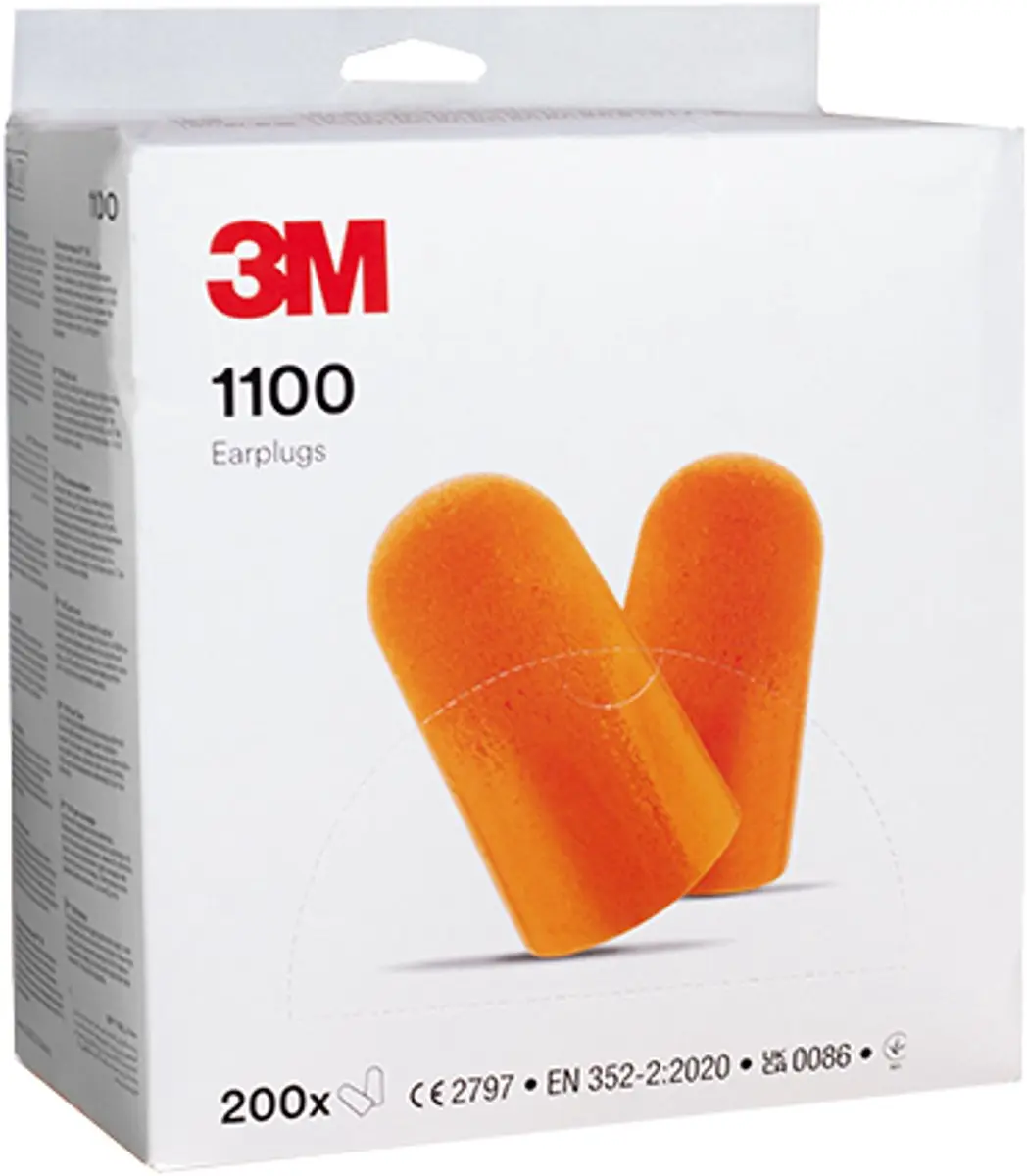 3M Oordoppen 1100 Wegwerp - 200 Paar - Meerkleurig