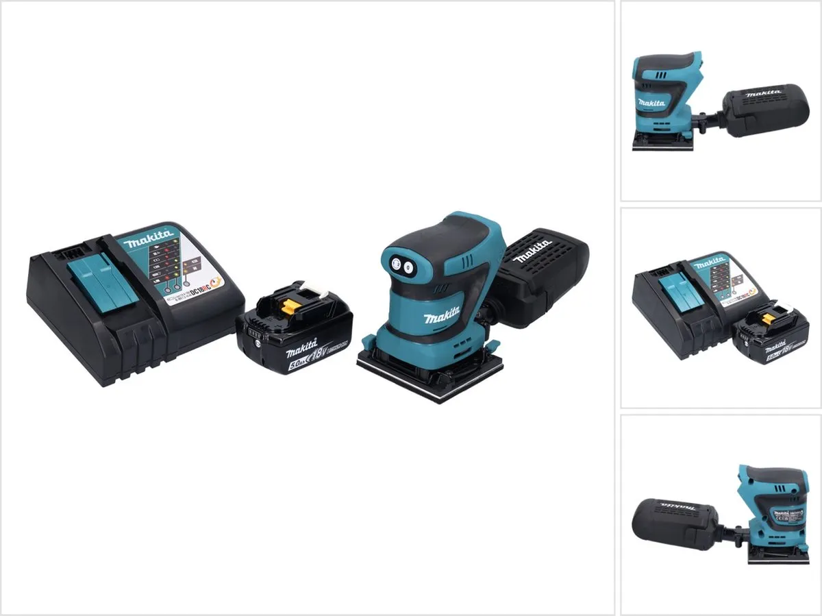 Makita DBO 480 RT1 Excentrische Schuurmachine 18V