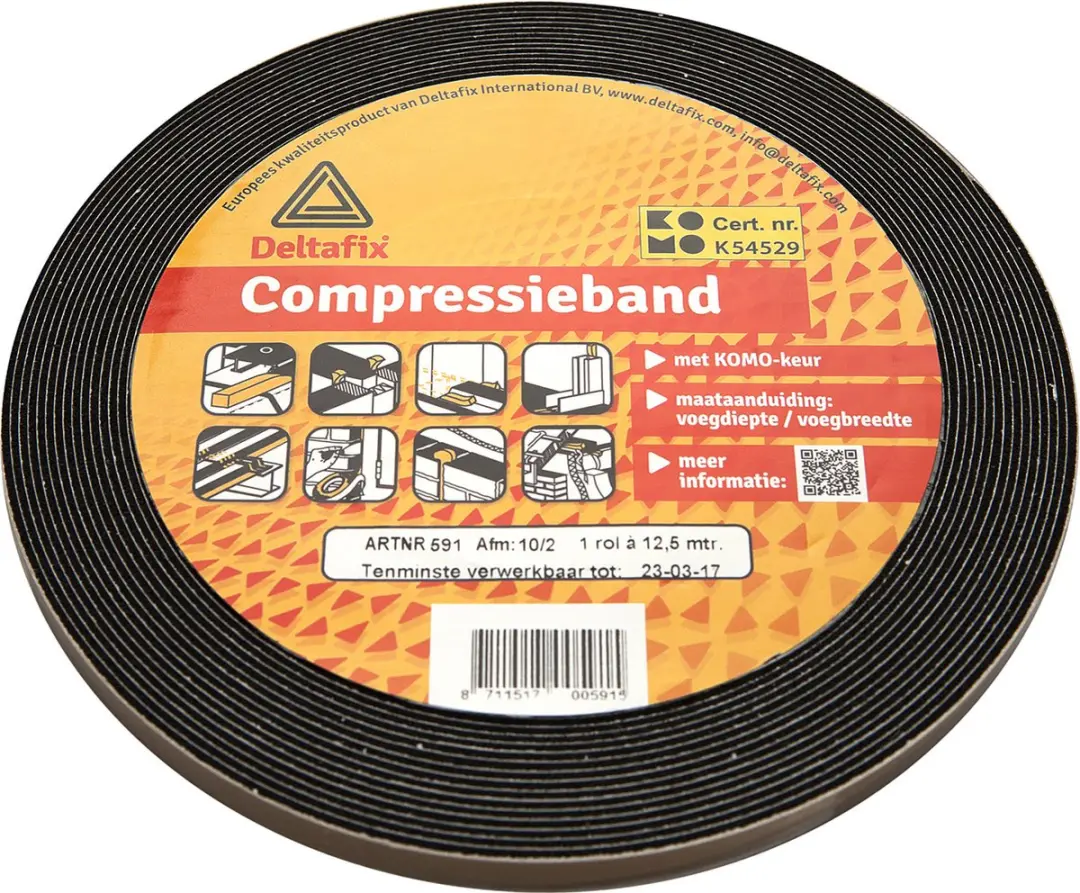 Deltafix Compressieband 8m x 20mm