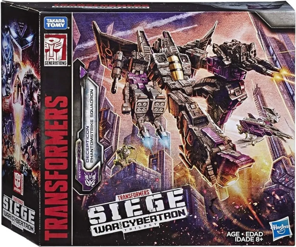 Hasbro Transformers WFC Skywarp Phantomstrike Squadron - 4-Pack Multi