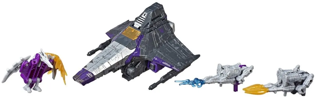 Hasbro Transformers WFC Skywarp Phantomstrike Squadron - 4-Pack Multi