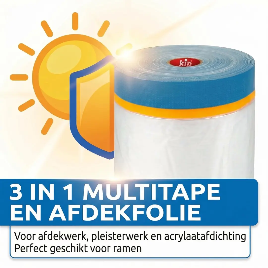 Kip 3388 Afdekfolie 1100mm x 20m - Meerkleurig